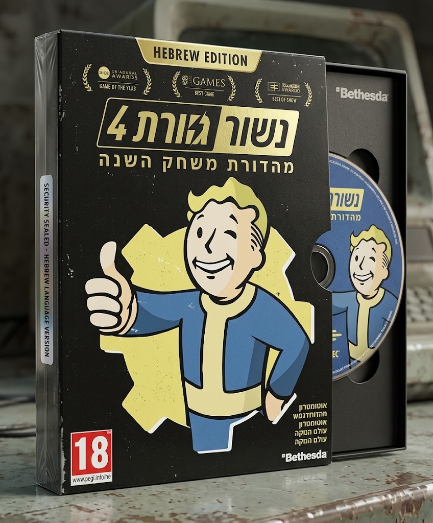 Fallout 4 Mod עברית - תרגום ודיבוב מלא
