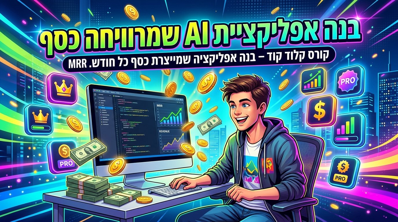 קורס Claude Code - פיתוח אפליקציית AI
